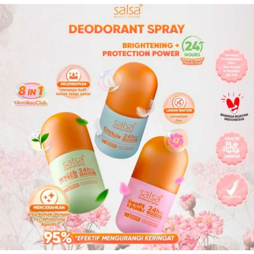 [Deo Spray] Salsa Deodorant Spray | Deodorant Antiperspirant DC
