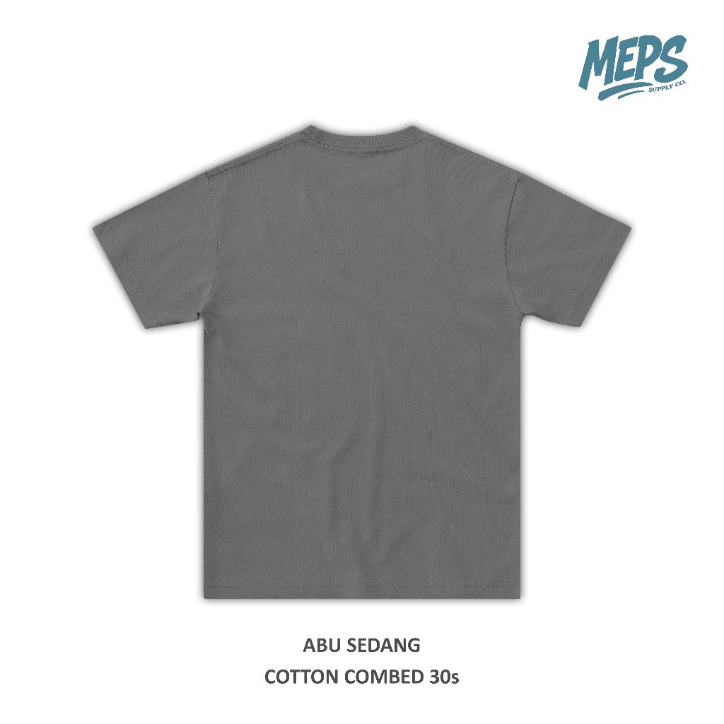 ABU SEDANG KAOS POLOS LENGAN PENDEK COTTON COMBED 30s