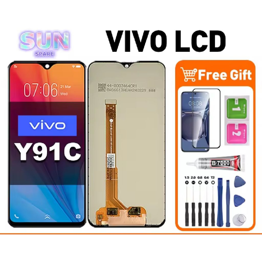 Ori LCD Vivo Y91C Original asli hp Touchscreen Mencegah Layar Meledak FHD Kualitas Terbaik