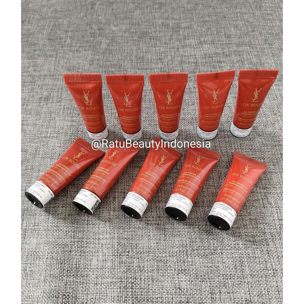 YSL Or Rouge La Creme UV Fondamentale Spf50+ 3ml