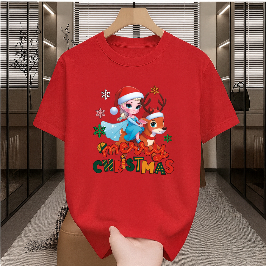 Kaos Natal Anak Sampai Dewasa Pria Wanita Kaos Natal keluarga couple set Baju Natal couple Kaos Nata