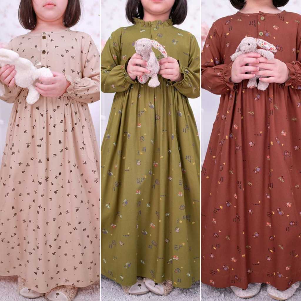 LITTLE DITSY NIGHTGOWN , LITTLE DITSY SIZE 1,2,3,4,5,6,7, DITSY NIGHTGOWN, LITTLE DITSY