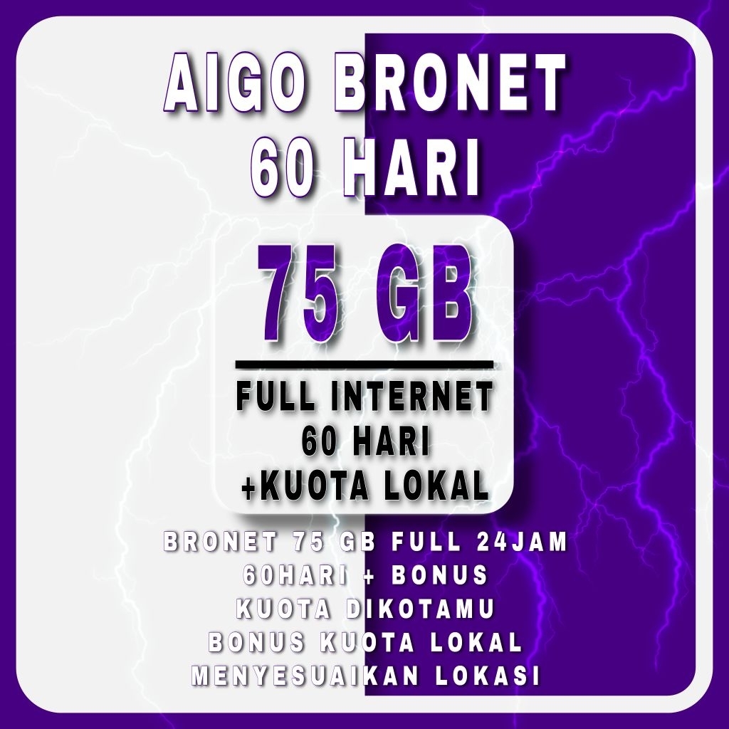 PAKET DATA AXIS AIGO BRONET TERMURAH