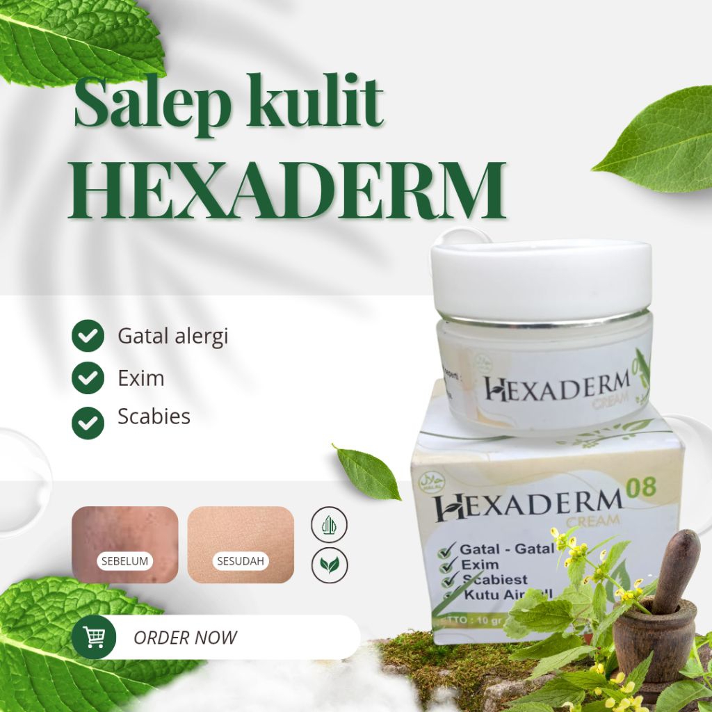 cod salep HEXADERM salep kulit ampuh atasi gatal kulit