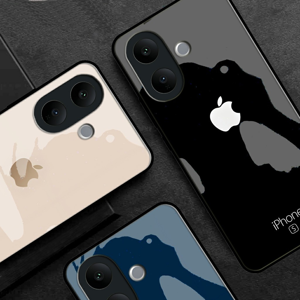 Softcase Kaca Glass Motif FIND CASE - VIVO V60 Lite 5G - Kesing [FC03] VIVO V60 Lite 5G Terbaru - Ke