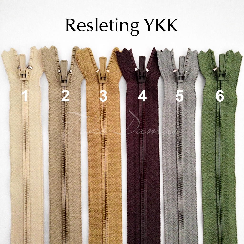 Resleting YKK 40 cm, 45 cm, 50 cm [ 1 Pcs ]