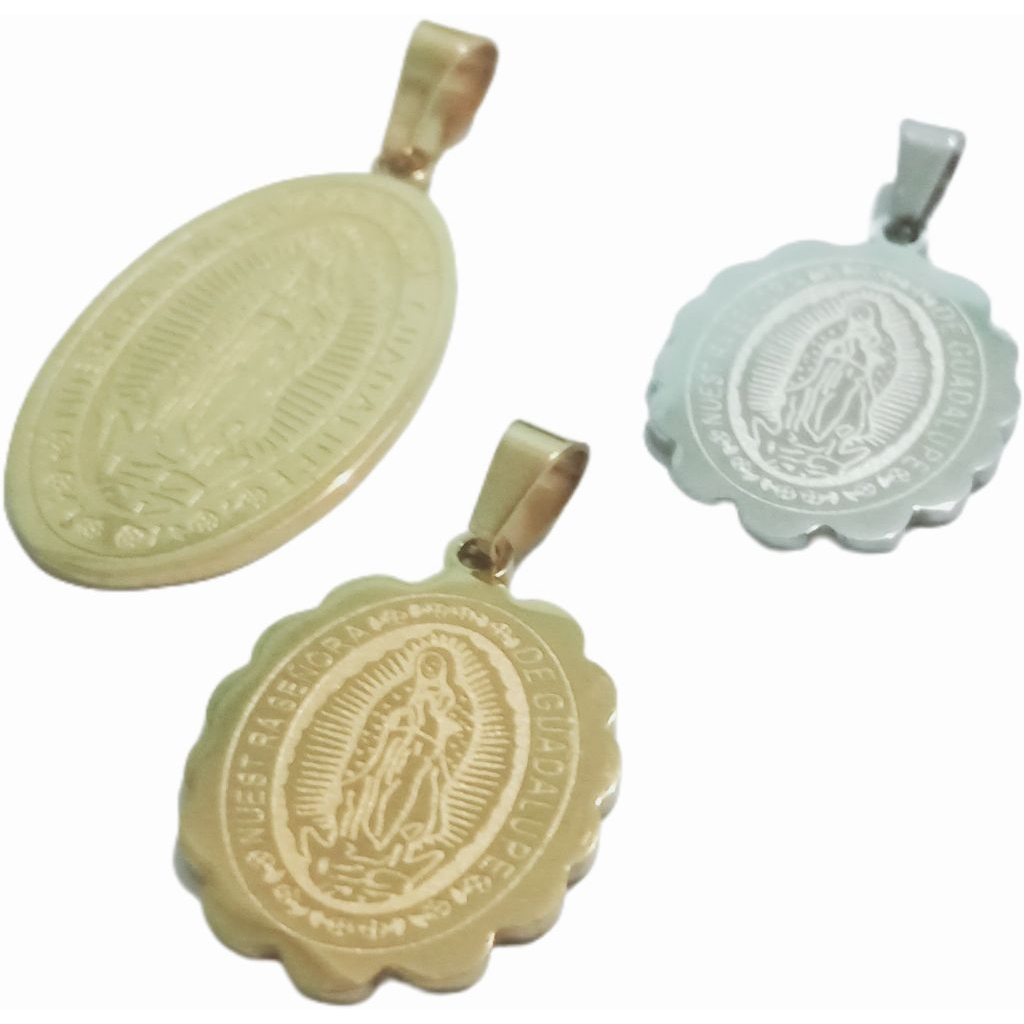 Liontin kalung bunda Maria guadalupe titanium
