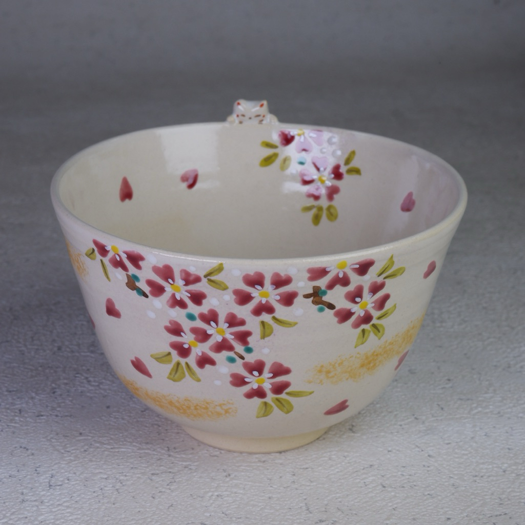 Neko Matcha Chawan MADE IN JAPAN