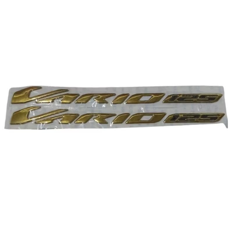 EMBLEM VARIO NEW 125 GOLD SEPASANG