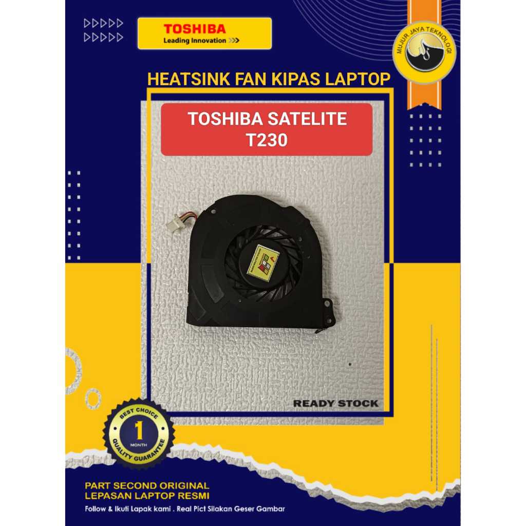 Fan HSF Heatsing Kipas Laptop TOSHIBA T215D T230 T235 T210 Series DC280008GS0 NFB55A05H 3 PIN
