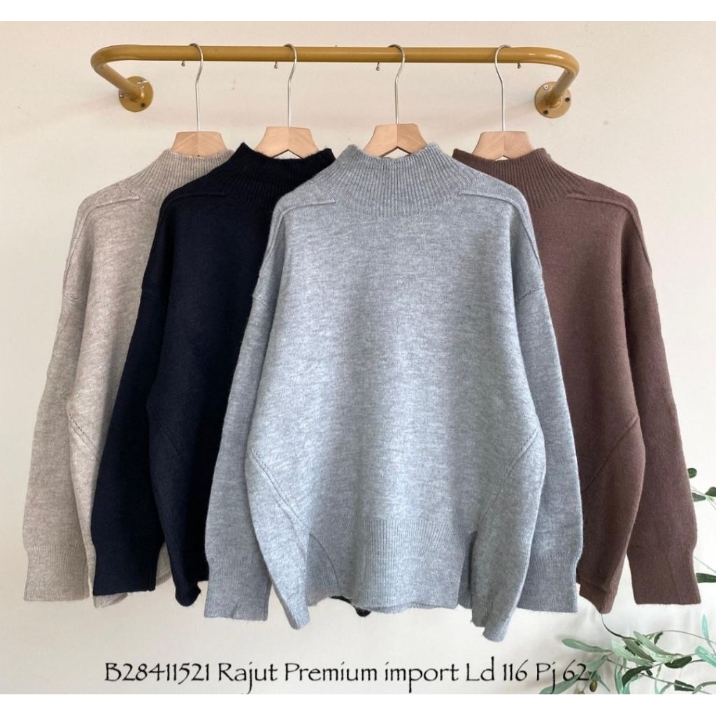 blouse rajut premium import