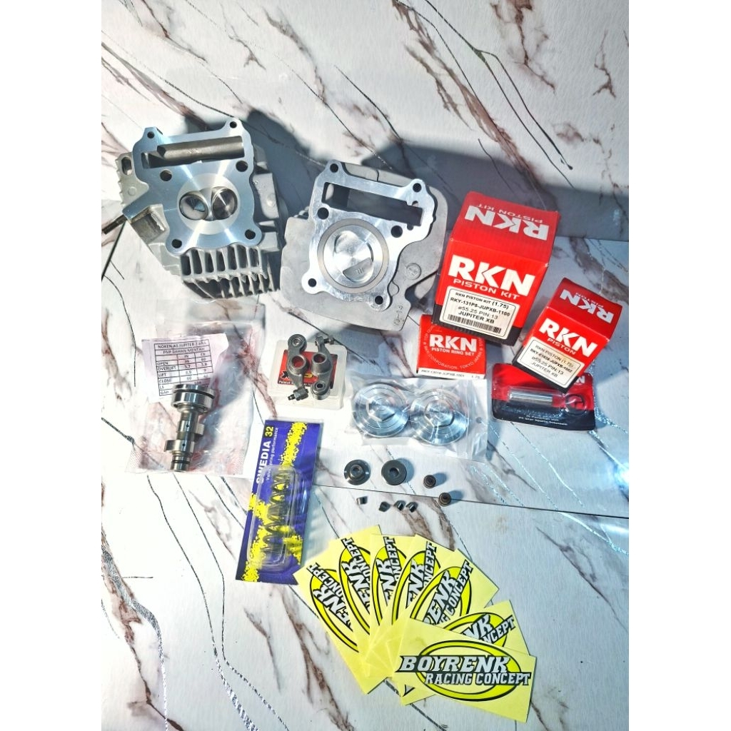PAKET BORE UP JUPITER Z 130cc - BOYRENK SURABAYA