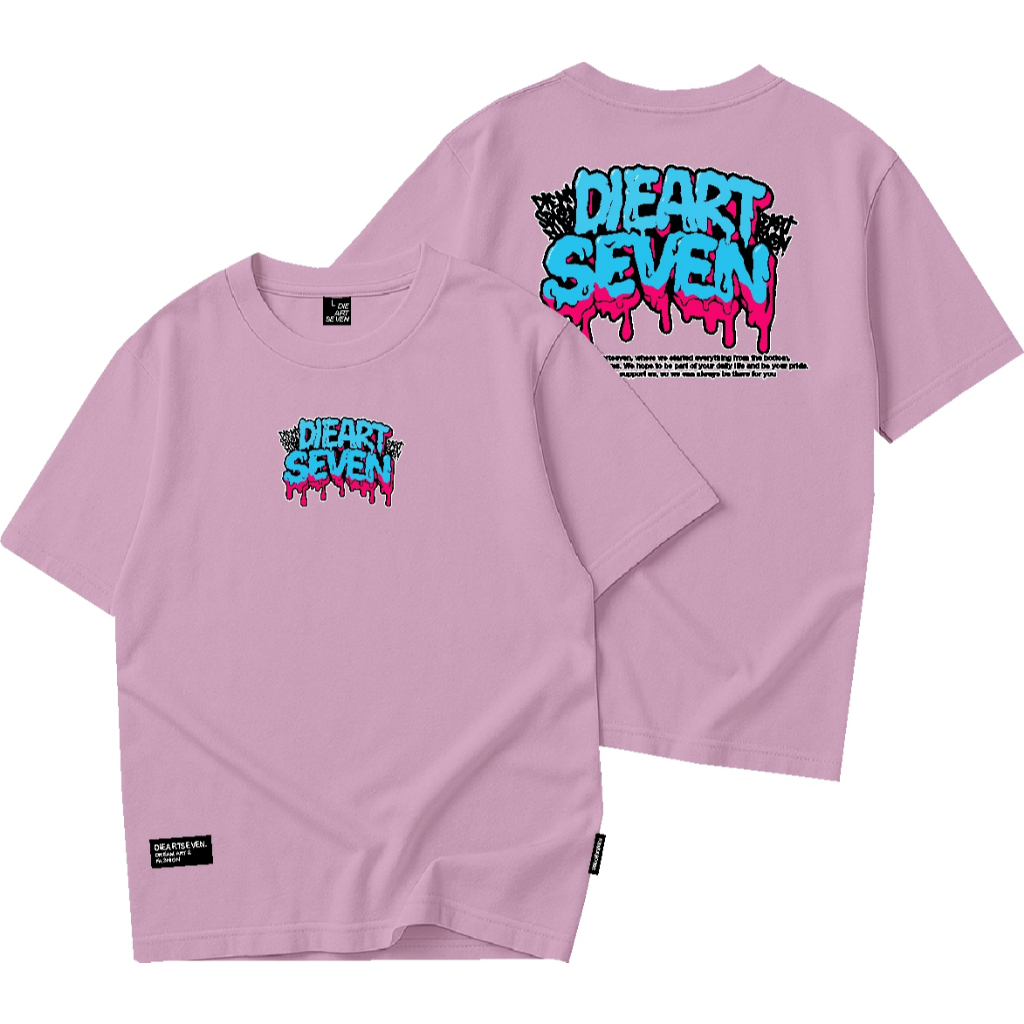 Kaos pria distro pakaian pria atasan kaos distro art lionel tshirt dusty pink