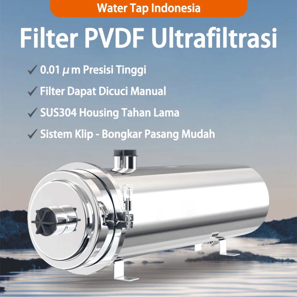 Filter PVDF 0.01 Micron Ultrafiltrasi 1000/2000/3000L/5000…