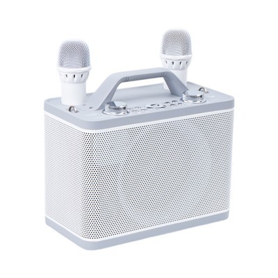 Sovox Speaker Karaoke Bluetooth 2 Mic - Putih