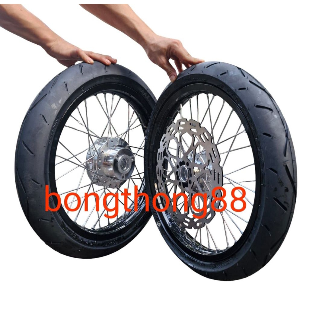 Sepakat velg Shogun sp 125 velg Rossi ring 17 160  185 17  ban 80/80 -90/80 bonus ban dalam dan plus