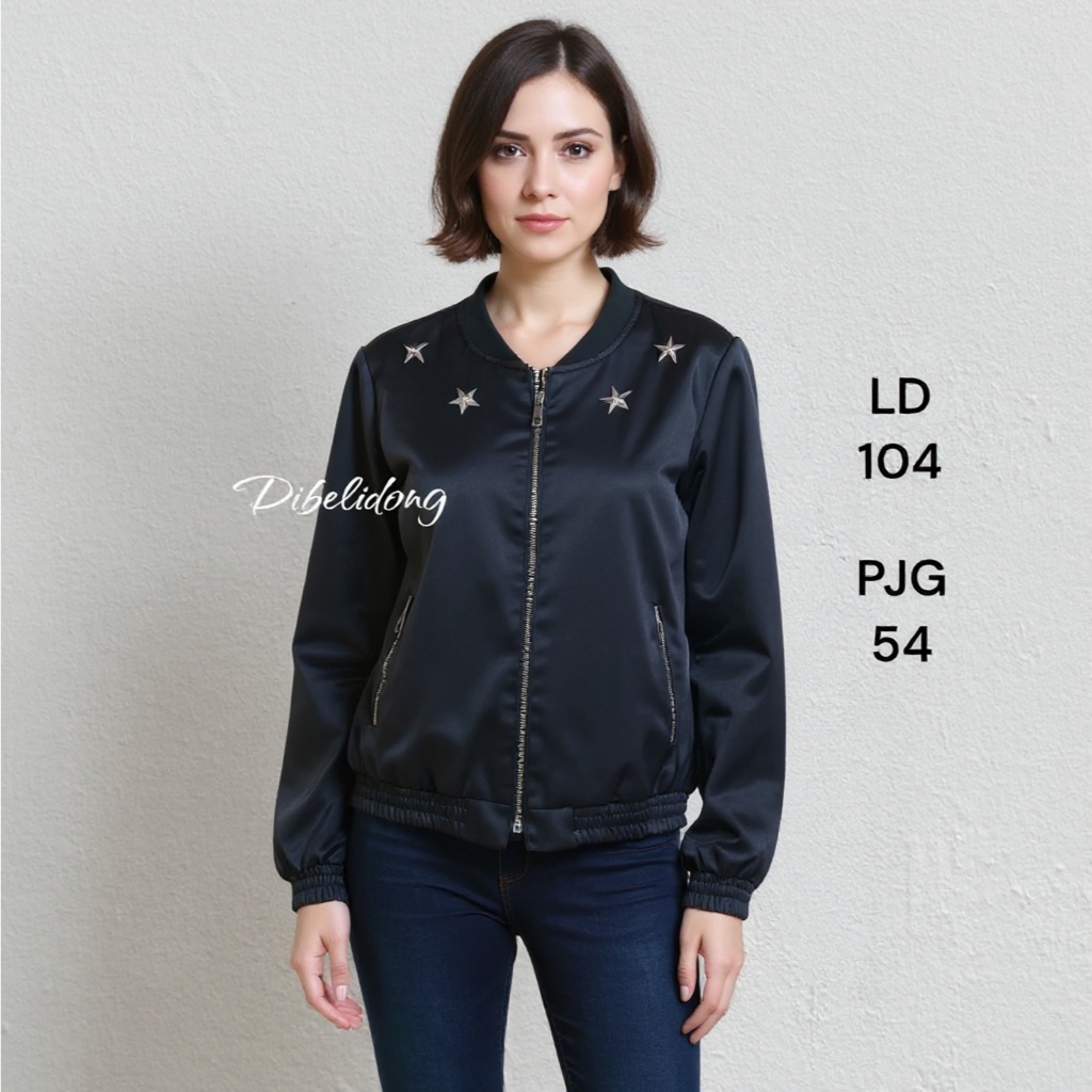 Jaket bomber wanita korea