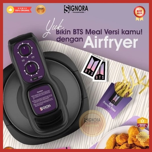 Signora Jumbo Airfryer / Penggorengan Tanpa Minyak