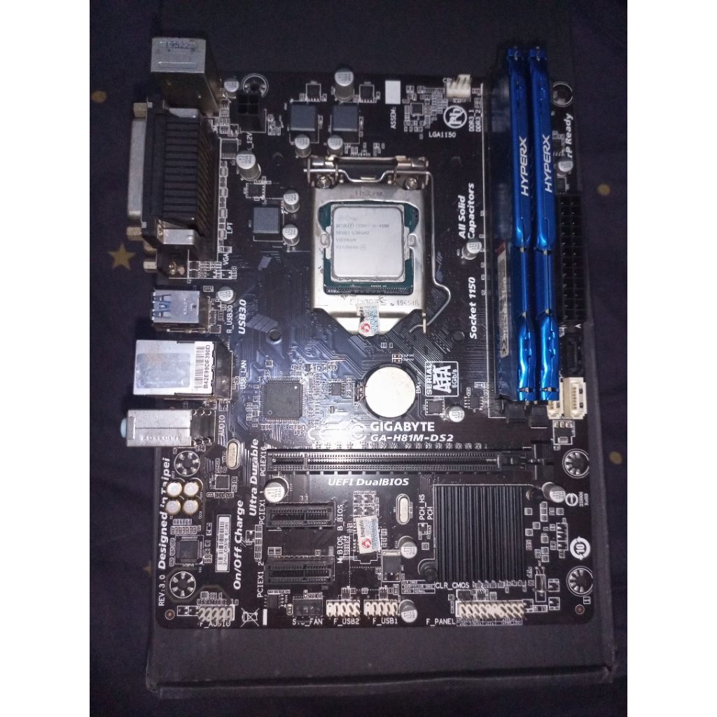 Paketan mobo Intel Gen 4 | Mobo Gigabyte H81 | i5 4590