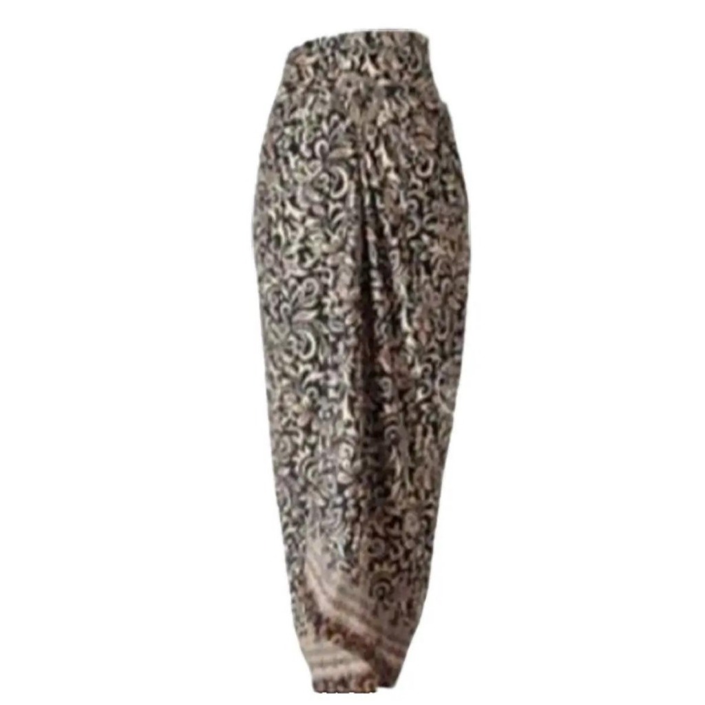 Rok Batik Wanita Bawahan Kebaya Model Kain Lilit Bahan Semi Sutra Silky Motif 006