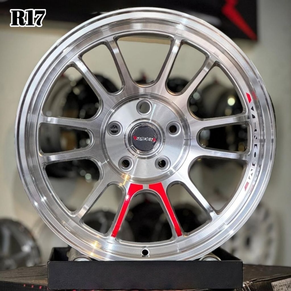 velg mobil racing 17 VENOM 5 FLOW FORMING ET 35 velg ring 17 Innova terios rush Xpander xl7 voxy