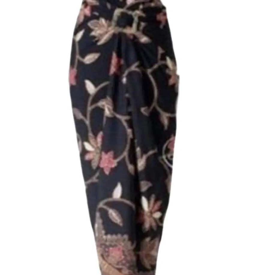 Rok Batik Wanita Bawahan Kebaya Model Kain Lilit Bahan Semi Sutra Silky Motif 007