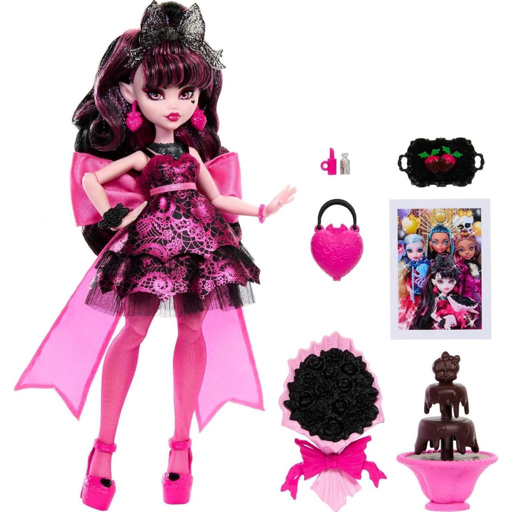 Monster High Draculaura Doll Ballroom Dress
