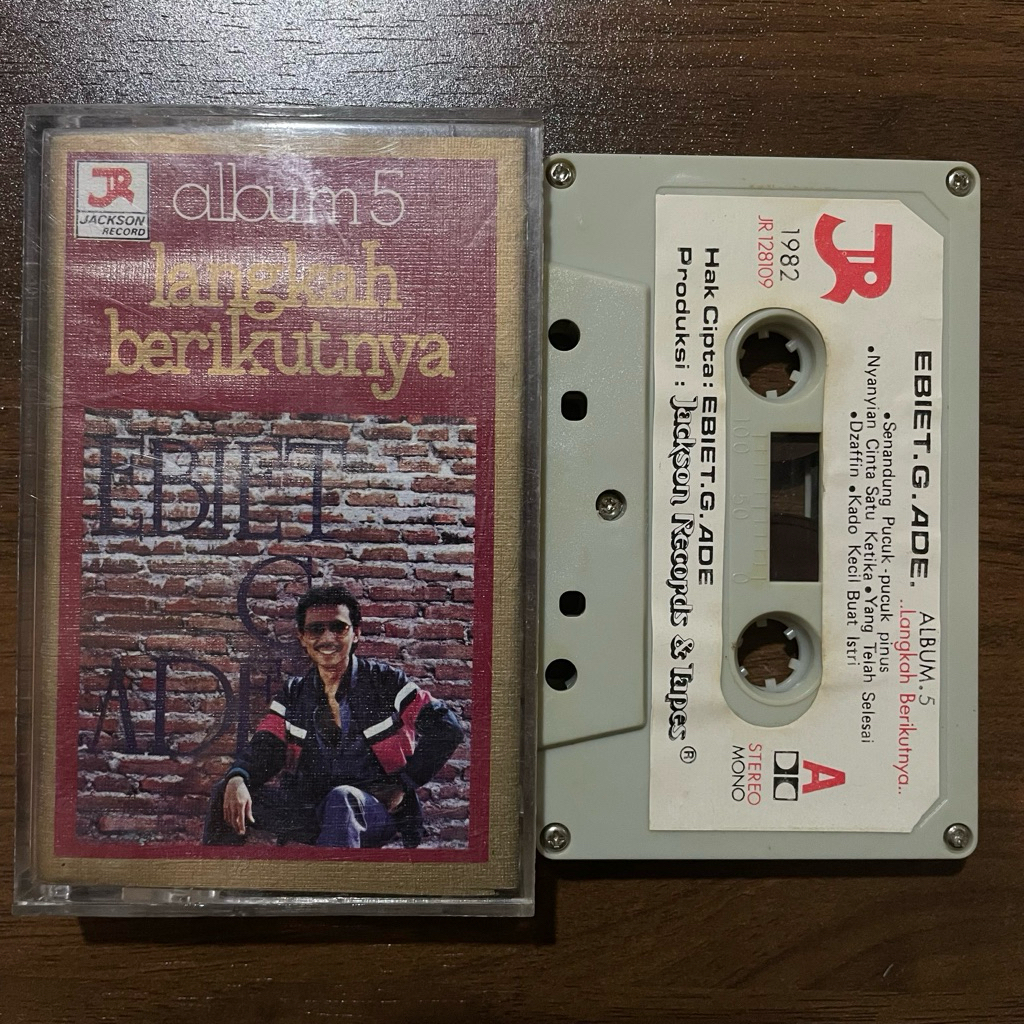 Kaset pita - Ebiet G Ade - Album 5 Langkah Berikutnya