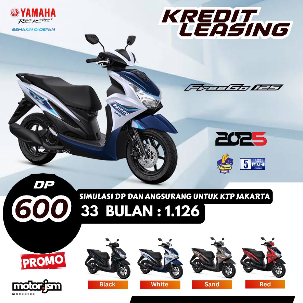 Dp Motor Yamaha Freego Kredit Leasing Jakarta Bekasi Depok Tangerang
