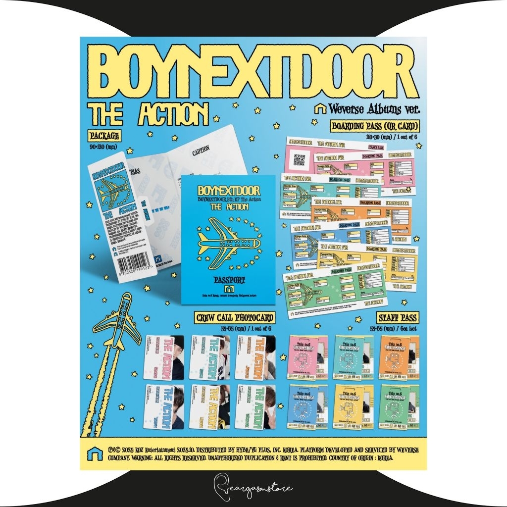 BOYNEXTDOOR - THE ACTION (WEVERSE ALBUM VER)