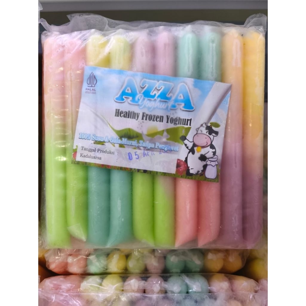 AZZA YOGURT Es Lilin Aneka Rasa Buah-buahan