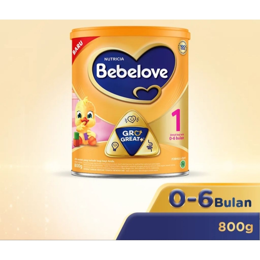 Bebelove 1 0 - 6 Bulan / Bebelove 2 0 - 6 Bulan 800 gram