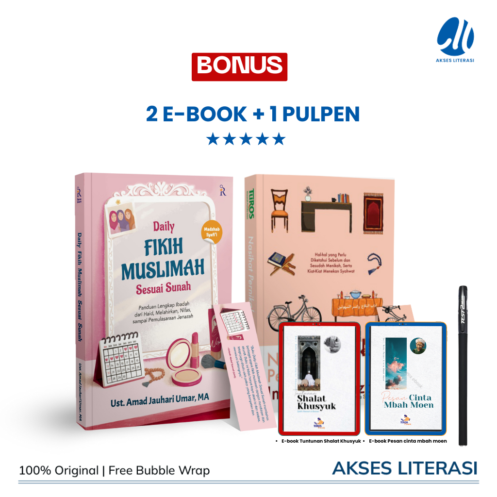 [PAKET FIKIH MUSLIMAH]Buku Daily Fikih Muslimah - Buku Nasihat Pernikahan