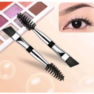 KUAS ALIS 2in1 SISIR EYEBROW MAKEUP BRUSH MINI 2IN1 | KUAS ALIS KUAS EYELINER