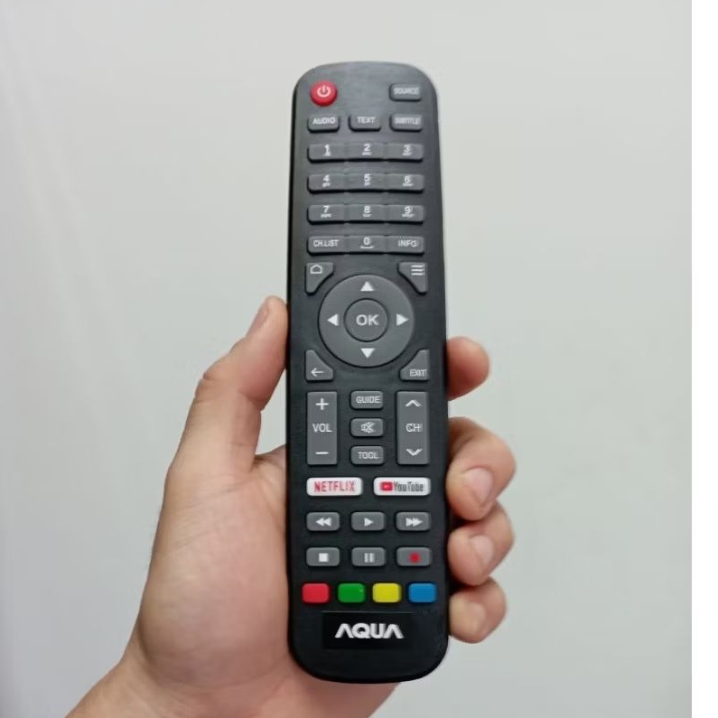 Remote Remot TV Pengganti Tanpa Setting AQUA LE40AQT6600 LE32AQT6600G LE43AQT6700FG LE32AQT6600 AQT3
