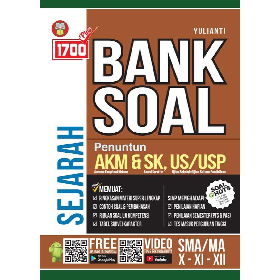 Buku 1700+ Plus Bank Soal Sejarah SMA/MA Kelas 10/11/12
