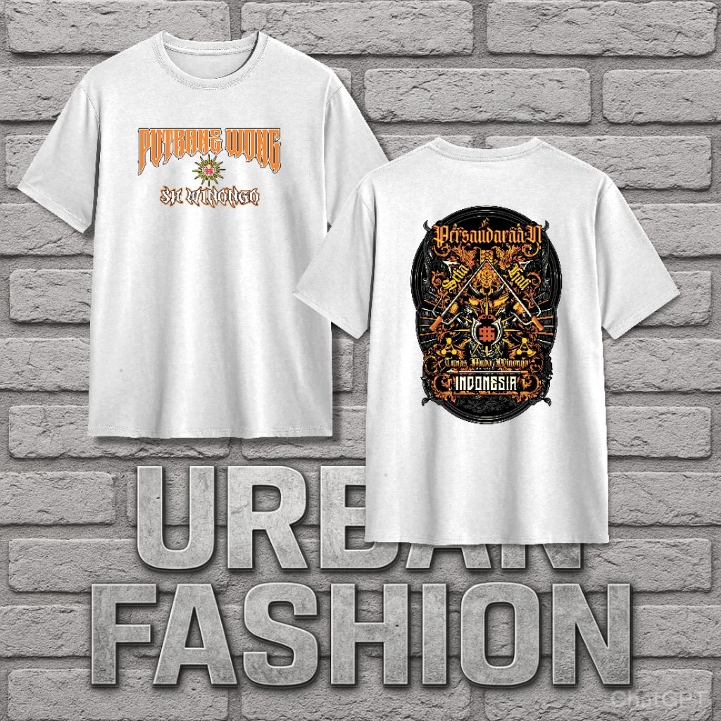 T-shirt/ Kaos Distro Anak PSHW TM  PUTRANE WONG SH WINONGO Kids Pencak Silat Viral Terlaris Kaos Ana