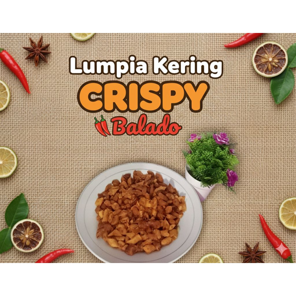 Lumpia Kering Crispy Balado