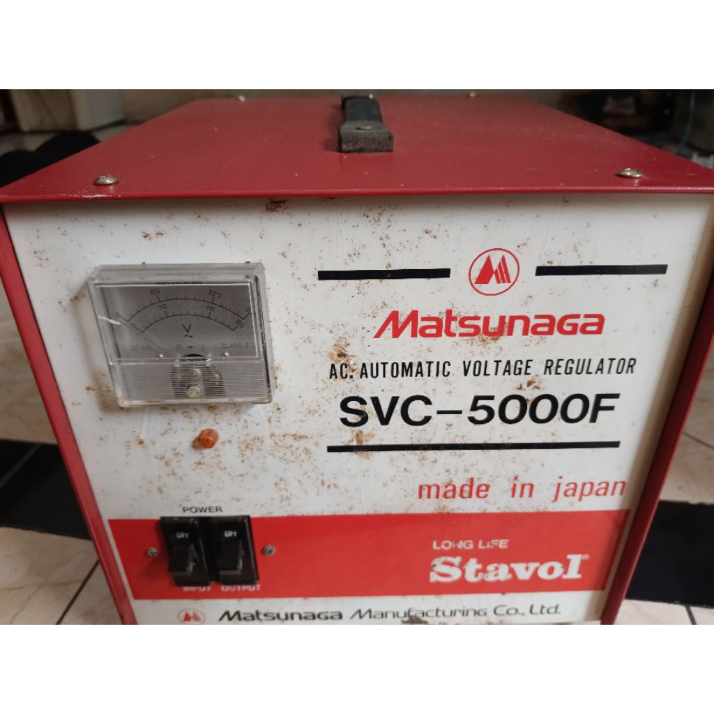 stabilizer stavol matsunaga 5000 watt made in japan