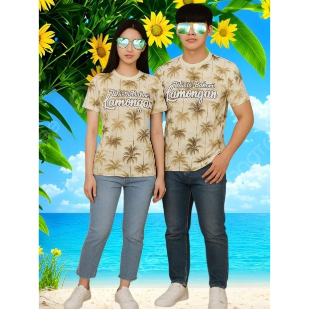 kaos pantai crem wisata bahari lamongan