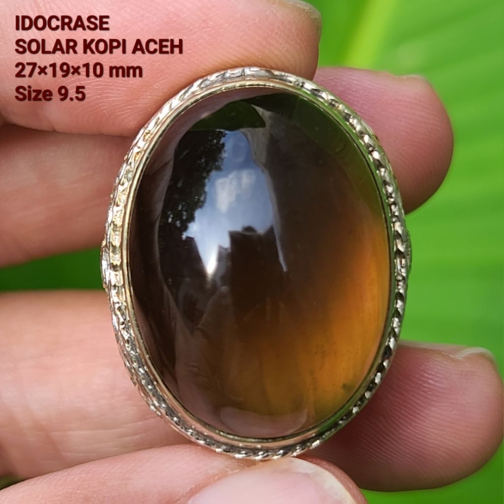 Natural Batu Idocrase Solar Kopi Aceh