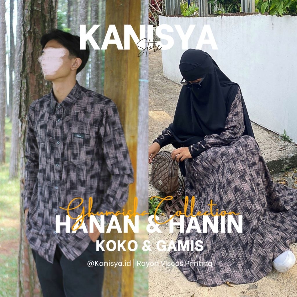 [PO] HANIN ABAYA & KOKO HANAN ABAYA SET KHIMAR KOKO PANJANG PENDEK BY GHUMAISHA COLLECTION