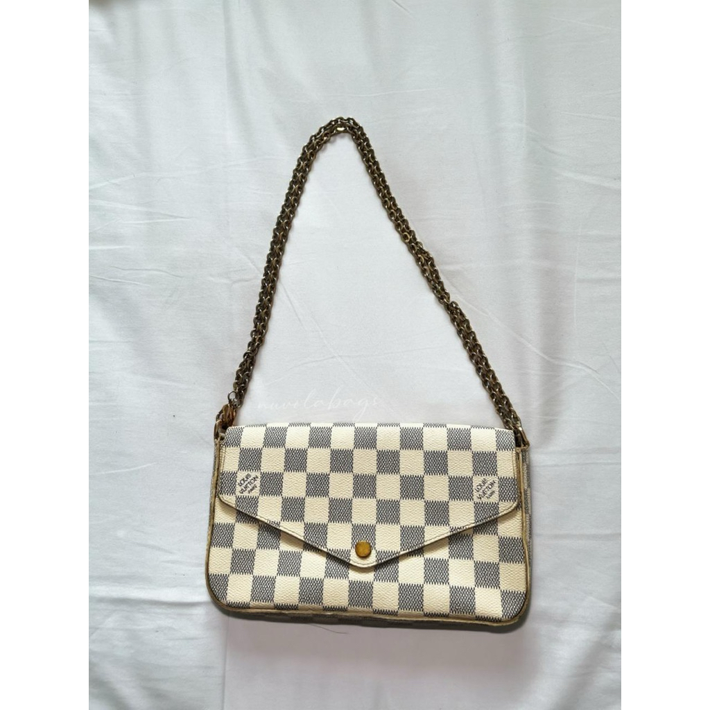 LV Felicie Pochette Azur