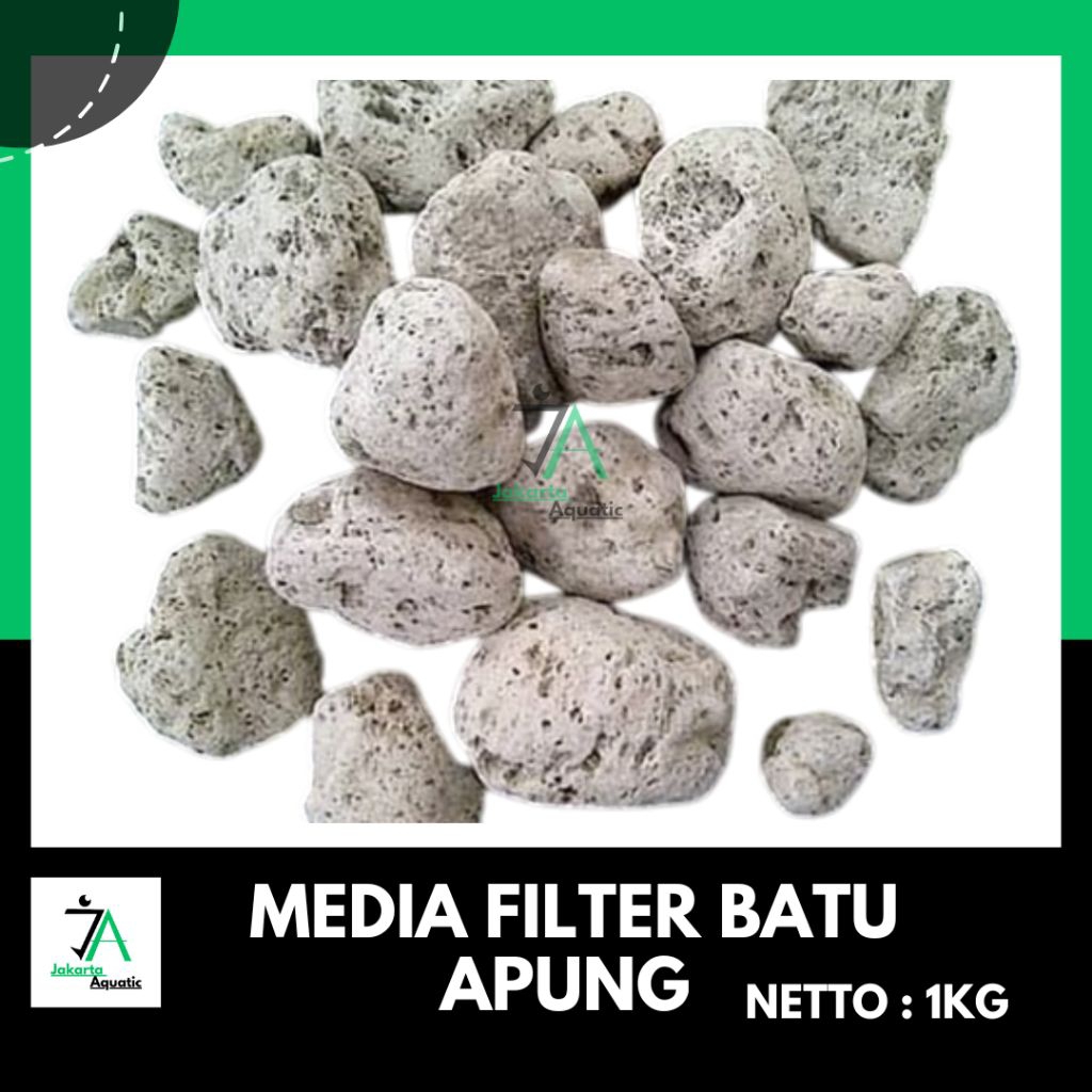 Batu apung 1 kg / batu apung / media filter / mediafilter kolam ikan / media filter kolam