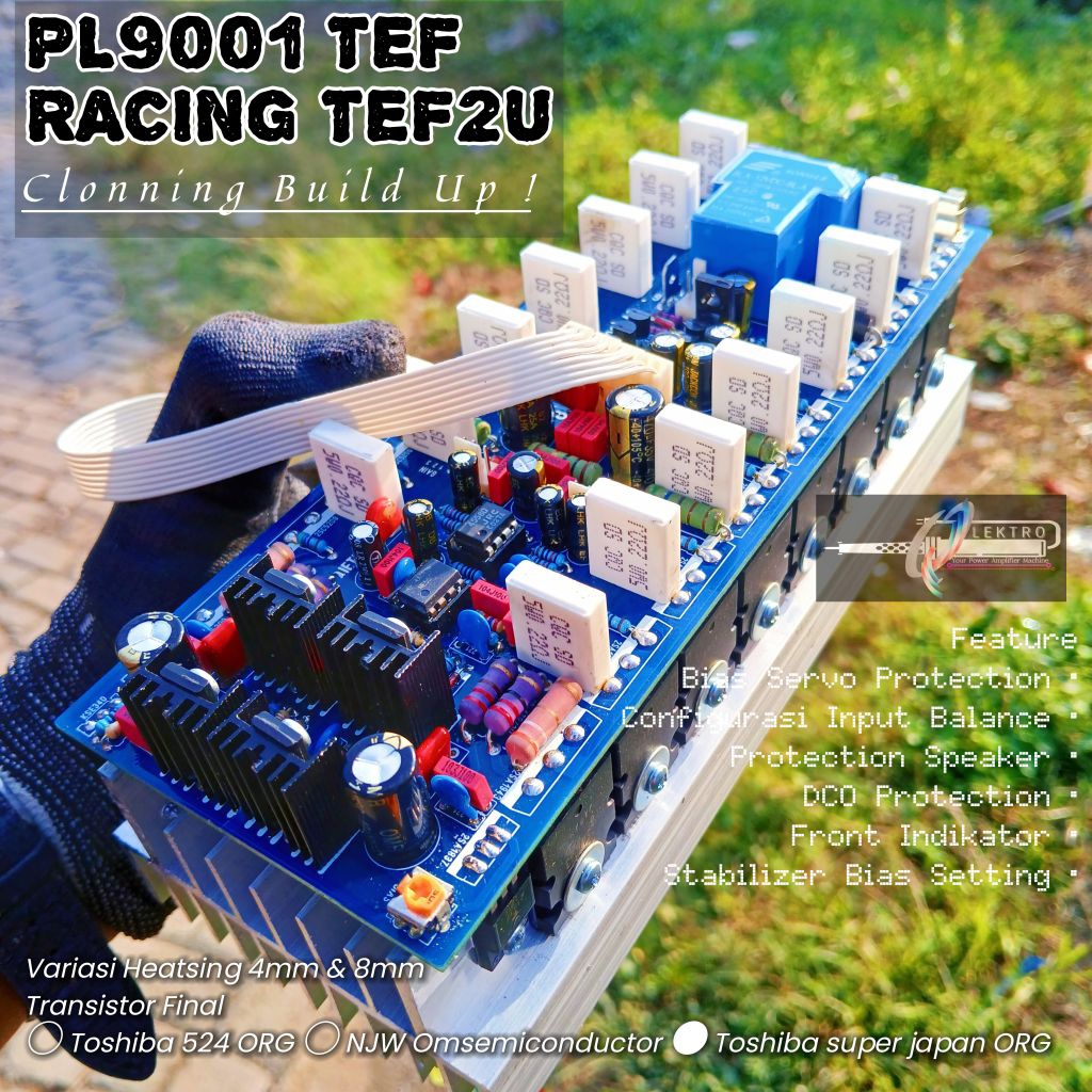 FullSet Driver PL9001 TEF 2U ( Double Layer ) # Cloning Buildup | Heatsing tebal 8mm | High Volt