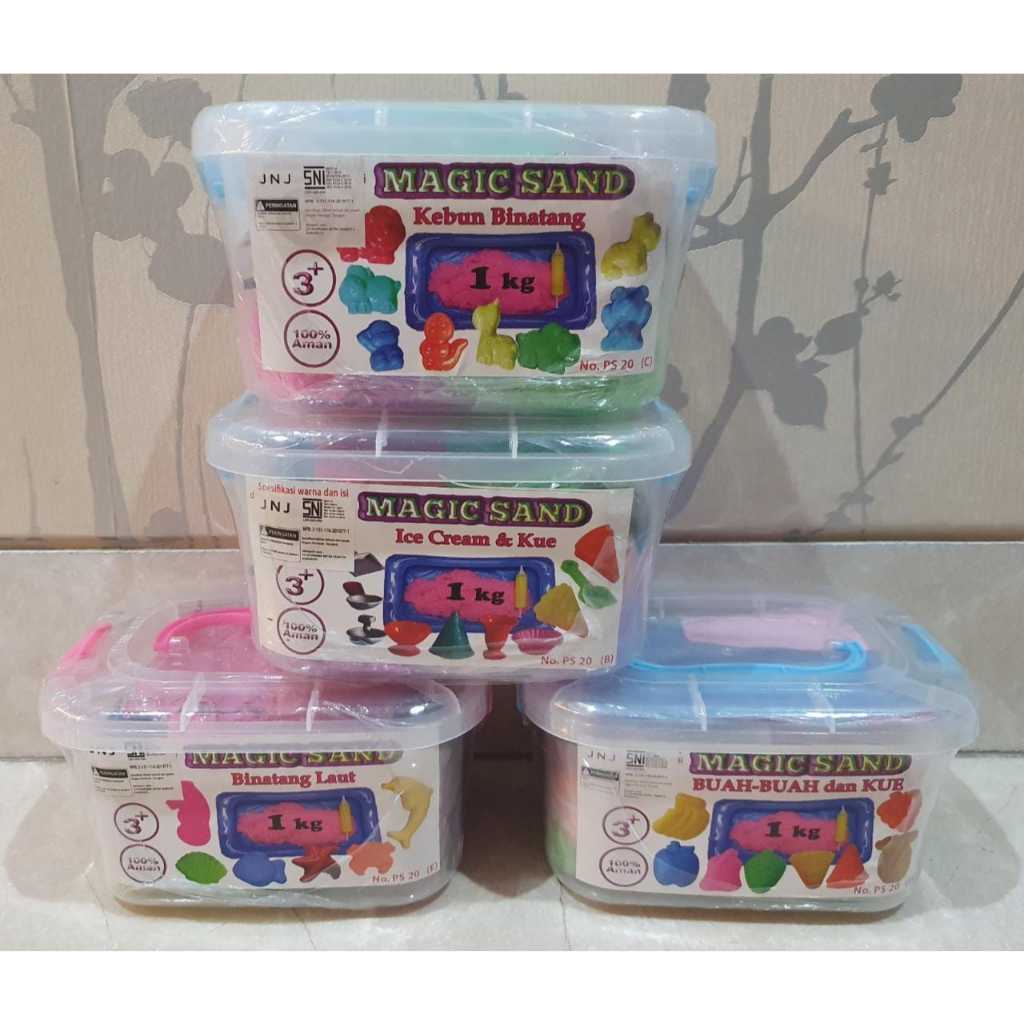 Mainan Anak PASIR CETAKAN AJAIB - 1KG PASIR MAINAN ANAK