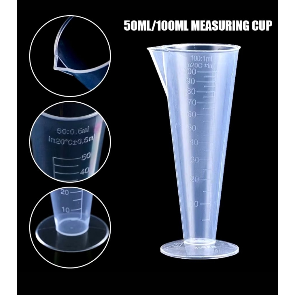 Gelas takar 100 ml / gelas ukur 100 ml