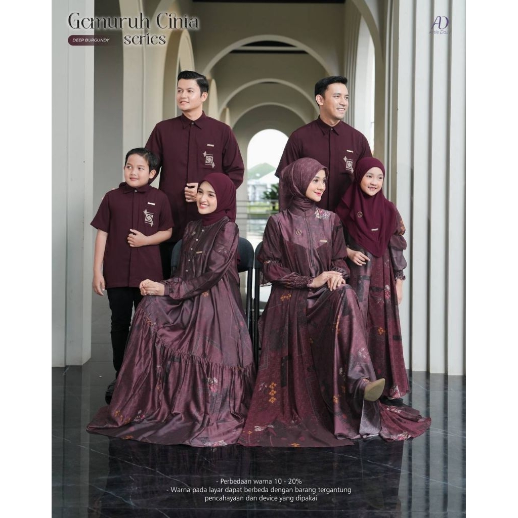 Gemuruh Cinta Series GAMIS MOM DRESS  By Artie Daily Famset Sarimbit