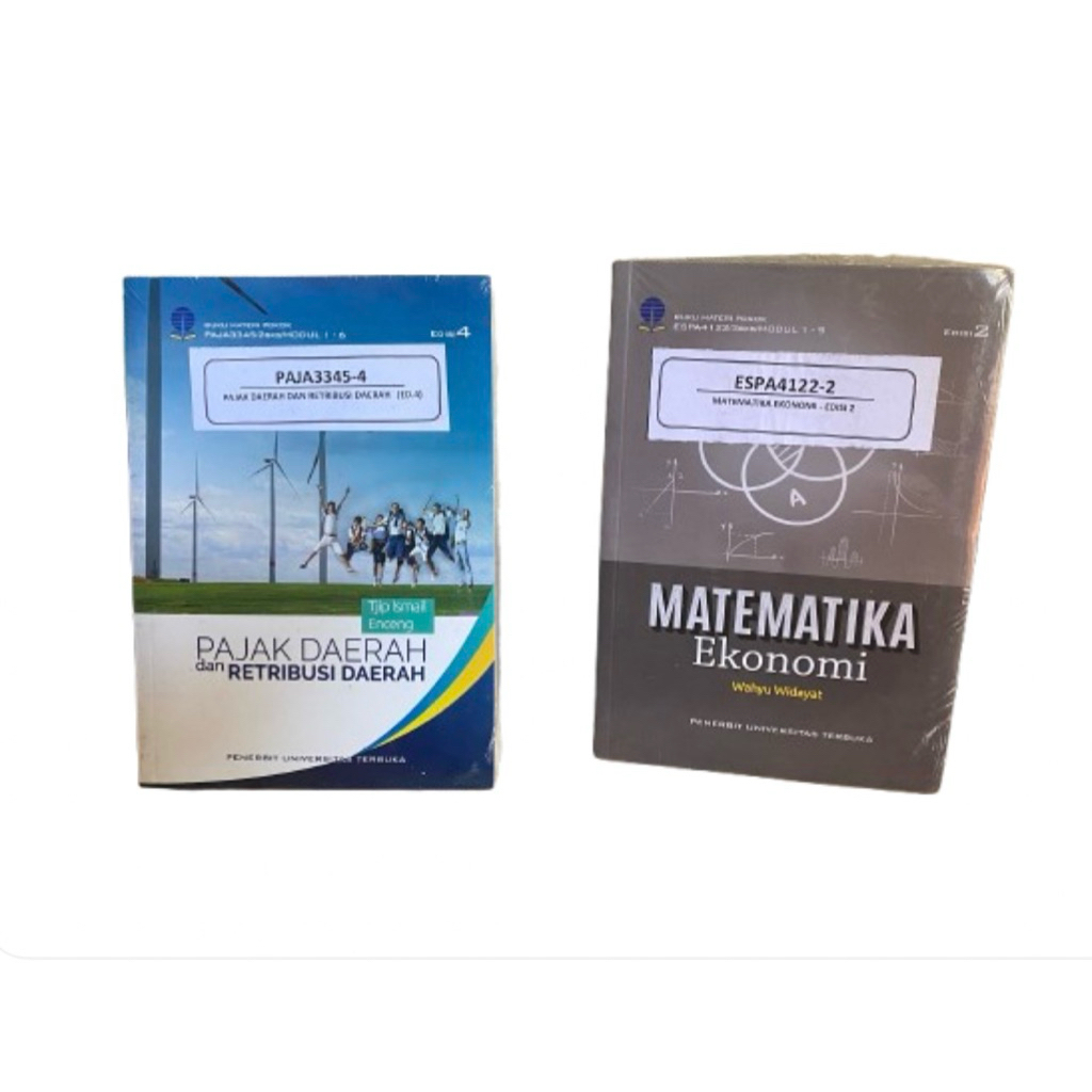 Buku perkuliahan Pajak Daerah Dan Retribusi Daerah / Matematika Ekonomi