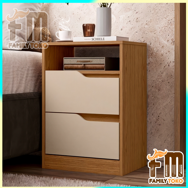 Meja Nakas Kayu Minimalis – Cocok Untuk Dekorasi Kamar Tidur